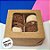 Caixa 4 Doces com Visor VC7 (7x7x4cm) Kraft - 20 unidades - Rizzo - Rizzo - Imagem 4