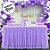Rolo Tecido Tule com Glitter - 4,5mx48cm - Roxo - 1 unidade - Rizzo - Imagem 3