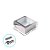 Caixa com Visor S16 (7cm x 7cm x 3cm) Prata - 10 unidades - Assk - Rizzo - Imagem 3