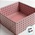 Caixa Pvc Lembrancinha N°4 Base Rosa Com Bolinhas Marrom - 8,5x8,5x3,5cm - 10 unidades - Assk - Rizzo - Imagem 2