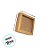 Caixa com Visor VC15 (15cm x 15cm x 4cm) Kraft - 20 unidades - Rizzo - Imagem 3
