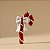 Enfeite Para Pendurar De Natal - Candy Cane Com Laço - 14cm - 1 unidade - Cromus - Rizzo - Imagem 1