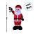 Papai Noel Inflavel - Bivolt - Pelucia Vermelho - 2,60m - 1 unidade - Cromus - Rizzo - Imagem 3