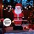 Papai Noel Inflavel - Bivolt - Pelucia Vermelho - 2,60m - 1 unidade - Cromus - Rizzo - Imagem 4