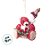 Enfeite De Pendurar De Natal - Urso Vermelho Sentado - 10cm - 1 unidade - Cromus - Rizzo - Imagem 2