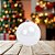 Bola De Natal - Branco Perolado - 10cm - 4 unidades - Cromus - Rizzo - Imagem 1