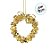 Enfeite De Pendurar De Natal - Guirlanda de Guizos - Dourado - 10cm  - 1 unidade - Cromus - Rizzo - Imagem 2