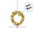Enfeite De Pendurar De Natal - Guirlanda de Guizos - Dourado - 10cm  - 1 unidade - Cromus - Rizzo - Imagem 3