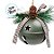 Enfeite De Pendurar De Natal - Guizo Com Pinhas - Verde - 6cm - 1 unidade - Cromus - Rizzo - Imagem 2