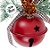 Enfeite De Pendurar De Natal - Guizo Com Pinhas - Vermelho - 6cm - 1 unidade - Cromus - Rizzo - Imagem 2