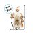 Papai Noel Decorativo - Com Ornamento - Rosé Gold - 45x35x10cm - 1 unidade - Cromus - Rizzo - Imagem 3
