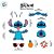 Brinquedo Stitch Monta e Desmonta - 19 Peças - 1 unidade - Disney Original - Rizzo - Imagem 3