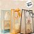 Sacola Transparente PVC com Alça e Fita  - Laranja Claro - 26x18x8cm - 1 unidade - Rizzo - Imagem 4