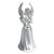 Enfeite Decorativo com Led - Anjo Transparente Tocando Corneta - 4,5x11,5x4,5 - 1 unidade - Artlille - Rizzo - Imagem 1
