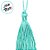Tassel Decorativo Artesanal - Verde Tiffany - 13cm - 12 unidades - Artlille - Rizzo - Imagem 2