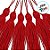Tassel Decorativo Artesanal - Vermelho - 13cm - 12 unidades - Artlille - Rizzo - Imagem 2