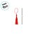 Tassel Decorativo Artesanal - Vermelho - 13cm - 12 unidades - Artlille - Rizzo - Imagem 3