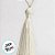Tassel Decorativo Artesanal - Branco - 13cm - 12 unidades - Artlille - Rizzo - Imagem 2