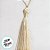 Tassel Decorativo Artesanal - Marfim - 13cm - 12 unidades - Artlille - Rizzo - Imagem 2