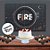 Painel Decorativo 4 Lâminas - Festa Fire - 125x89cm - 1 unidade - Junco - Rizzo - Imagem 3