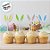 Pick Decorativo para Doces - Orelha de Coelho - 8 unidades - Rizzo - Imagem 1