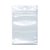 Saco Zip com Furo Fundo Branco - 7x10cm - 100 unidades - Rizzo - Imagem 1