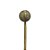 Palito Para Aromatizador - Bola Dourado e Branco Mesclado - 25cm - 1 unidade - Rizzo - Imagem 1