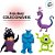 Mini Figura Colecionável - Randall Boggs - Monstros S.A - 5cm - 1 unidade - Disney Original - Rizzo - Imagem 4