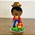 Boneco Caipira Menino em Biscuit - Base Acrílica - 1 unidades - Rizzo - Imagem 1