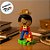 Boneco Caipira Menino em Biscuit - Base Acrílica - 1 unidades - Rizzo - Imagem 6