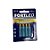 Pilha Comum Pequena (AAA) Zinco 1,5V  - 4 unidades - Fortled  - Rizzo - Imagem 1