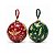 Bola de Natal - Harry Potter - Verde e Vinho - 10cm - 2 unidades - Cromus - Rizzo - Imagem 3