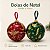 Bola de Natal - Harry Potter - Verde e Vinho - 10cm - 2 unidades - Cromus - Rizzo - Imagem 2
