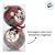 Bola de Natal - Mickey e Minnie - Xadrez - 10cm - 2 unidades - Disney Original - Rizzo - Imagem 5