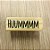 Carimbo Artesanal Huummmm - P - 5,4x2cm - Cod.RI-088P - Rizzo Confeitaria - Imagem 1