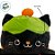 Gato de Pelúcia saquinho "Trick or Treat" - Preto/Laranja - 20cm - 1 unidade - Rizzo - Imagem 5