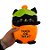 Gato de Pelúcia saquinho "Trick or Treat" - Preto/Laranja - 20cm - 1 unidade - Rizzo - Imagem 7