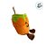 Caneca de Pelucia de Abóbora - Laranja - 17cm  - 1 unidade - Rizzo - Imagem 3