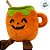 Caneca de Pelucia de Abóbora - Laranja - 17cm  - 1 unidade - Rizzo - Imagem 5