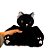 Gato de Pelúcia com Asa de Morcego - Preto - 20cm  - 1 unidade - Rizzo - Imagem 6