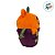 Abóbora de Pelúcia  Saquinho "Trick or Treat" - Roxo/Laranja - 20cm  - 1 unidade - Rizzo - Imagem 3