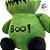 Zumbi de Pelúcia "Boo!" - Verde - 20cm  - 1 unidade - Rizzo - Imagem 4