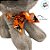 Gato de Pelúcia com Chapéu de Bruxa - Cinza- 25cm  - 1 unidade - Rizzo - Imagem 7
