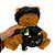 Urso de Pelúcia com Roupa e Sacola de Gato - Marrom/Preto - 20cm - 1 unidade - Rizzo - Imagem 8