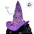 Gato de Pelúcia com Chapéu Roxo - Preto - 14cm  - 1 unidade - Rizzo - Imagem 5