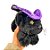 Gato de Pelúcia com Chapéu Roxo - Preto - 14cm  - 1 unidade - Rizzo - Imagem 6