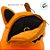 Gato de Pelúcia com Roupa de Abóbora com Ziper - Laranja - 20cm  - 1 unidade - Rizzo - Imagem 5