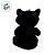 Urso de Pelúcia com Roupa de Gato - Preto/Roxo - 20cm  - 1 unidade - Rizzo - Imagem 3