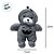 Urso de Pelúcia com Roupa de Abóbora - Laranja - 25cm  - 1 unidade - Rizzo - Imagem 2