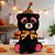 Pelucia de Halloween - Feisty Pets Gato Cranky Cathy - Movimento Manual - 30cm - 1 unidade - Rizzo - Imagem 1